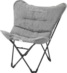 Outsunny Összecsukható Szék - Kényelmes Kemping Szék, Maximum 120 kg Teherbírású Robusztus Horgász Szék, Tökéletes Kerthez, Kempingezéshez és Tengerpa