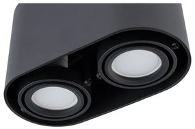 Spotlámpa SIROK 2xGU10/30W/230V fekete