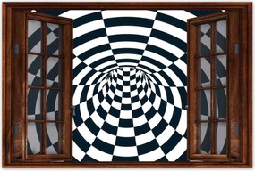 Poszterek 60x40 Absztrakt fekete-fehér