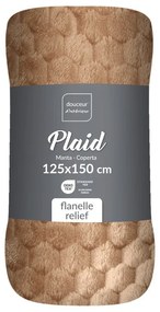 Barna mikroflanel takaró 125x150 cm Mini Frosty – douceur d'intérieur