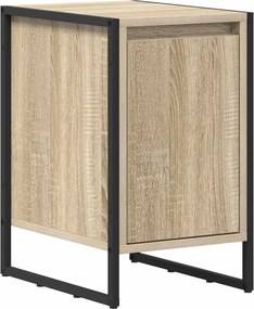 vidaXL Éjjeli asztal Sonoma 39,5 x 30 x 50 cm Faanyag