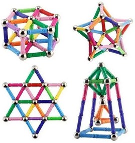 Kreatív mágneses építőkockák - 103 részből álló készlet