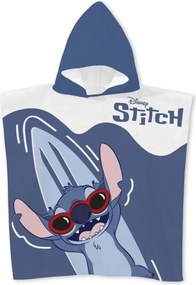 Disney Lilo és Stitch, A csillagkutya Relax strand törölköző poncsó 55x110 cm (Fast Dry)