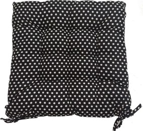 Ülőpárna ERLA BLACK 45x45 cm