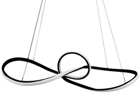 LED Csillár zsinóron MARCO LED/42W/230V fekete