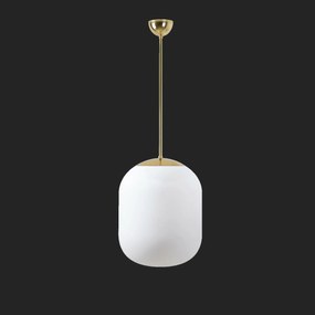 Osmont 58111 Tania P1 függesztett üveglámpa polírozott sárgaréz fehér IP40 1