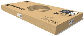 G21 GAH 529 - 277 x 191 cm-es kerti fém ház, antracit