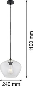 Argon KALIMERA 4043 Függőlámpa 1x15W/E27 IP20