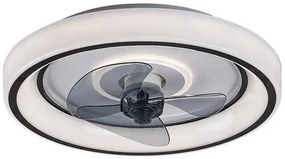 RÁBALUX 71009 HORACIO Ventilátoros lámpa Fekete IP20