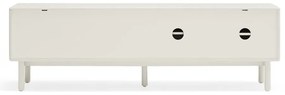 Krémszínű TV-állvány 180x56x40 cm Corvo – Teulat