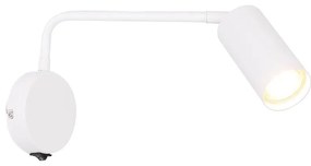Fehér fém fali lámpa Tina – Candellux Lighting