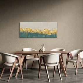 Kép - Textúra arany díszítéssel (120x50 cm)