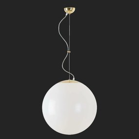 Osmont 46852 Isis L4 fĂŒggesztett mƱanyag lĂĄmpa polĂrozott sĂĄrgarĂ©z fehĂ©r IP40 10