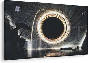 Kép - Világos show az esőben (90x60 cm)