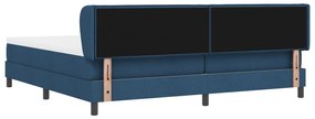 Boxspring Ágy Matraccal Kék 200x200 cm