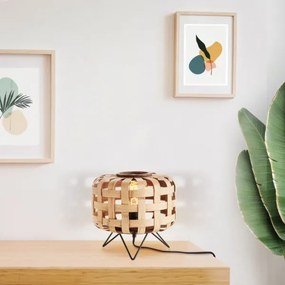 Brilliant - Asztali lámpa WOODLINE 1xE27/40W/230V bambusz