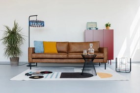 Rate barna műbőr kanapé, 216 cm - Scandic