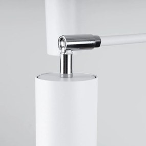 Fehér fém függőlámpa Virta – Sollux