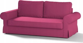 Dekoria Backabro 3 személyes összecsukható kanapé huzat Ikea rózsaszín