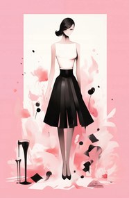 Poszter 53x81cm Pasztell Love