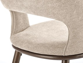 H-114 bárszék bézs/dió