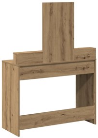 Fésülködőasztal kézműves tölgy 100 x 41 x 140 cm Faanyag