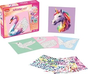 Kreatív matricás készlet, különleges állatok, MAPED CREATIV Sticker' Art (IMAC906913)