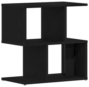 Éjjeli asztal Fekete tölgy 50x30x51,5 cm Műanyag