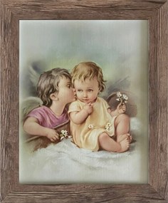 Vászonkép 30x25 Őrangyal Tölgy Angyal Keret