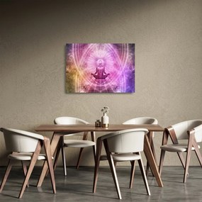 Kép - Meditációs aura (üvegen) (70x50 cm)