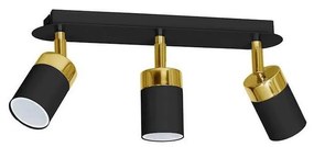 Spotlámpa JOKER 3xGU10/25W/230V fekete/arany