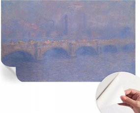 Mosható öntapadós fotótapéta étkezőbe Kék híd 416x254 cm