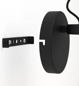 Eglo 390081 - Fali lámpa UPANEMA 1xE27/28W/230V fekete