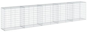 horganyzott vas gabion kosár fedéllel 500 x 50 x 100 cm