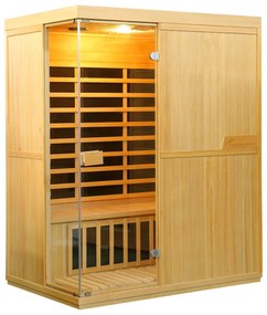 Sauna DeLuxe 2200 Carbon - BT, barna