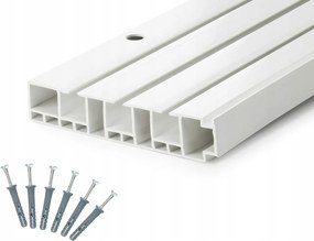 Mennyezeti Sín Pvc mennyezeti függönykarnis 3 vágányos 100cm