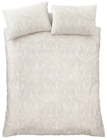 Bézs kétszemélyes-hosszabbított bársony ágyneműhuzat 230x220 cm Bridgerton Regal Birds – Catherine Lansfield