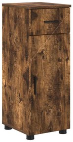 Fürdőszoba bútor szett 5 pcs Füstölt tölgy 61 x 35 x 64 cm