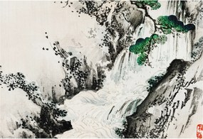 Fotótapéta Flizelin Dekoratív tapéta Természet vízesés 152x104 Ragasztó