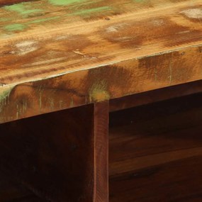 tömör újrahasznosított falra szerelhető TV-szekrény 80x30x19 cm