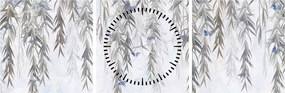 Kép - Fűzfa gallyak pillangókkal (órával) (90x30 cm)