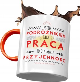 Narancssárga bögre Utazónak Ilyen Munka Fényképes Nyomtatással