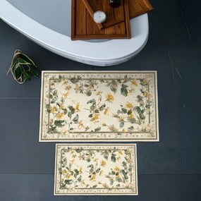 Bézs fürdőszobai kilépő szett 2 db-os 60x100 cm – Foutastic