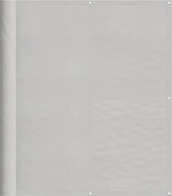 vidaXL világosszürke 100% oxford poliészter erkélyparaván 120 x 1000cm