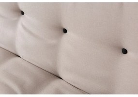 Kétszemélyes kihúzható BAKU kanapé, krémszínű