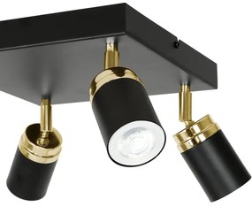 Spotlámpa RENO 4xGU10/8W/230V fekete/arany