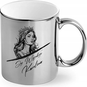 Ajándék A Nagymama Barátnőjének Feleségének Gyönyörű Ezüst Bögre Névvel