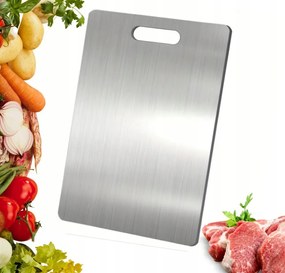 Rozsdamentes Acél Vágódeszka 39x28cm kétoldalas