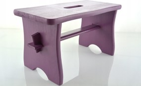 Lila Zydel Szék Zsámoly Fa Nyéllel