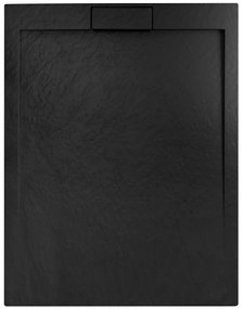 Zuhanytálca Grand Black 80x100